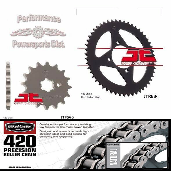 NEW JT SPROCKET'S & BIKE MASTER CHAIN SET YAMAHA RT100 RT 100 14/48 90 00 eBay