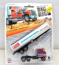 1989 Zee Toys HO #29172 Die-Cast Chem Control Big Rig Semi Truck - NOC ~T521