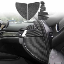 Real Carbon Fiber Dashboard Side Panel Trim For Honda Accord 2018-2021
