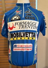 Vima Formaggi Trentini Blue Cycling Mens Cycling Jersey Size XL  RARE.    P15401
