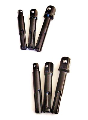 6pc GOLIATH IMPACT SDS PLUS 1/4 3/8 1/2'' POWER EXTENSION BIT SOCKET DRILL DRIVER
