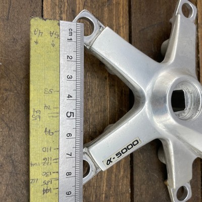Vintage Sugino Alpha 5000 Crank Set 170 mm 130 74 BCD TRIPLE GP130