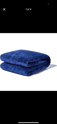 Gravity Weighted Blanket For Adult 15lbs Grey 48x72 Twin/single Heavy Comfort 