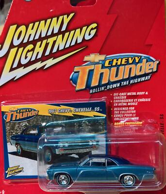 67 Chevrolet Chevelle SS blau -Johnny Lightning-1:64- Chevy Thunder 2- OVP