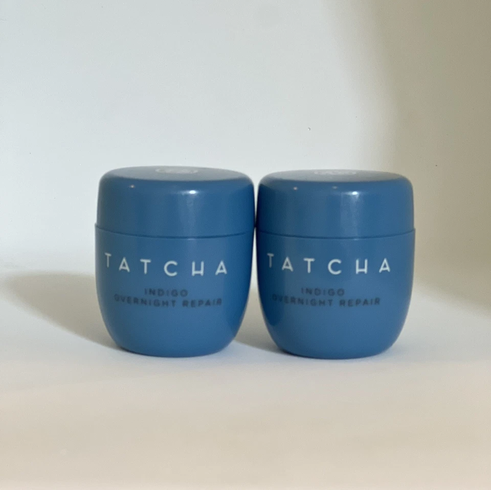 2x TATCHA Indigo Overnight Repair Serum in a Cream 10 ml / 0.34 fl oz - Image 1 of 1