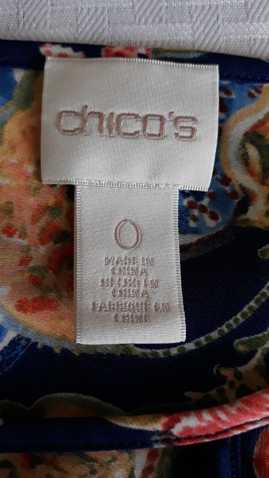 Chico's pullover blouse balloon split sleeve size… - image 4