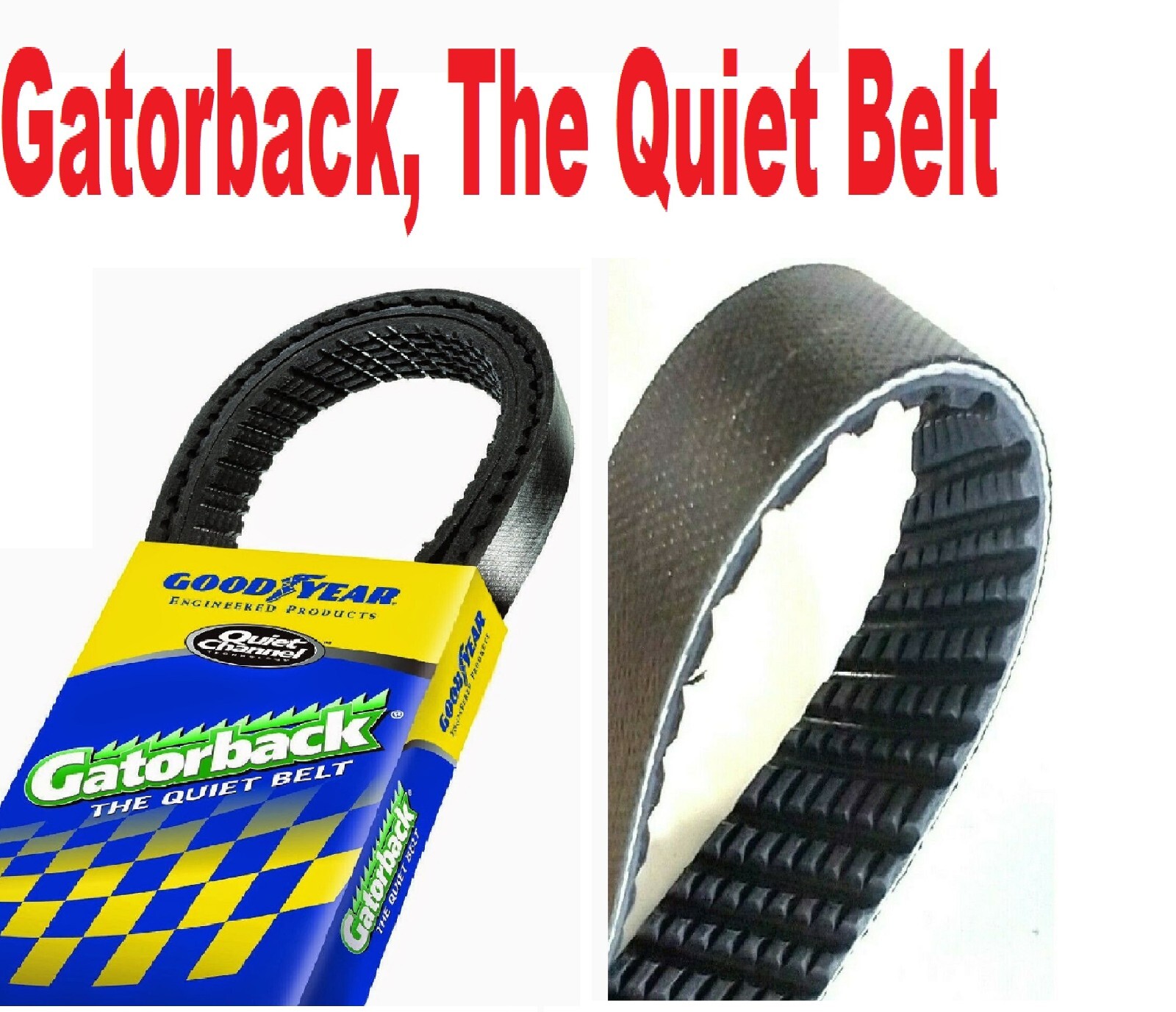 Serpentine PolyV The Quiet Belt GOODYEAR GATORBACK 4080560 eBay