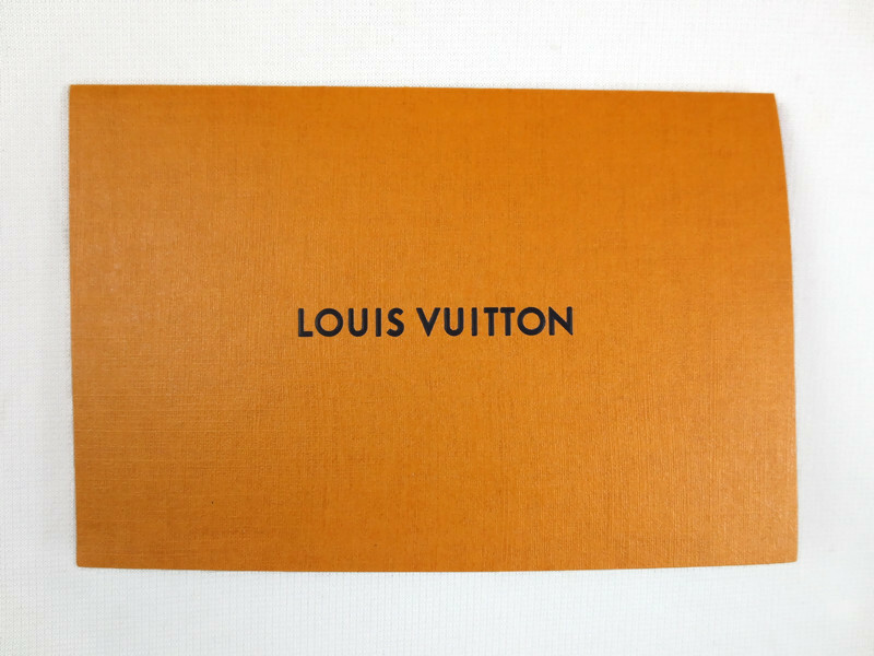 LOUIS VUITTON New Authentic Empty Orange Envelope Receipt Holder Set Of 3  Pieces