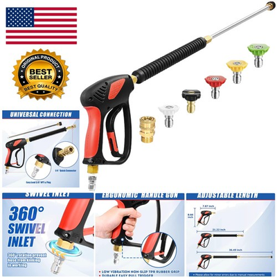 #ad #ad Versatile 4000 PSI Pressure Washer Gun Extension Wands for Enhanced Cleaning $76.94