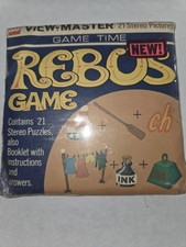 View Master G002, Rebus Game, Game Time, 3 Reel Set , Sealed, Ar3