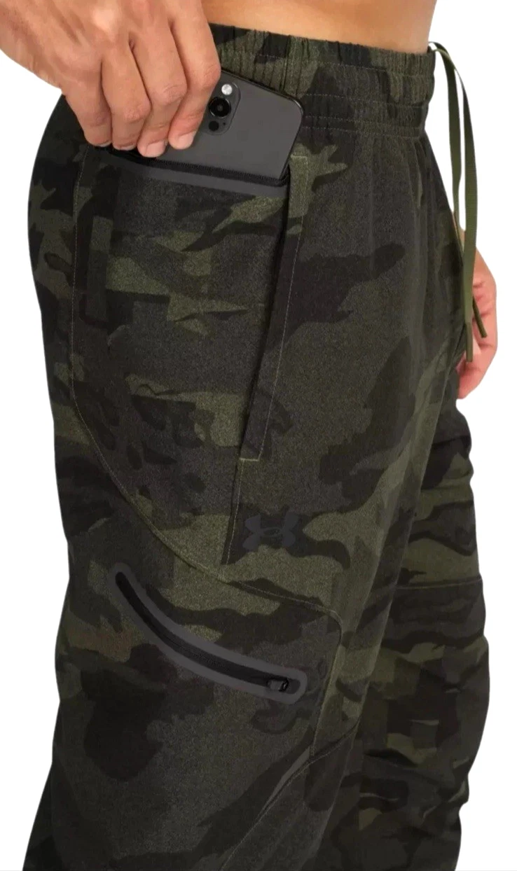 Under Armour Men's L UA Unstoppable Camo Cargo Pants 1390256-391 MSRP $100