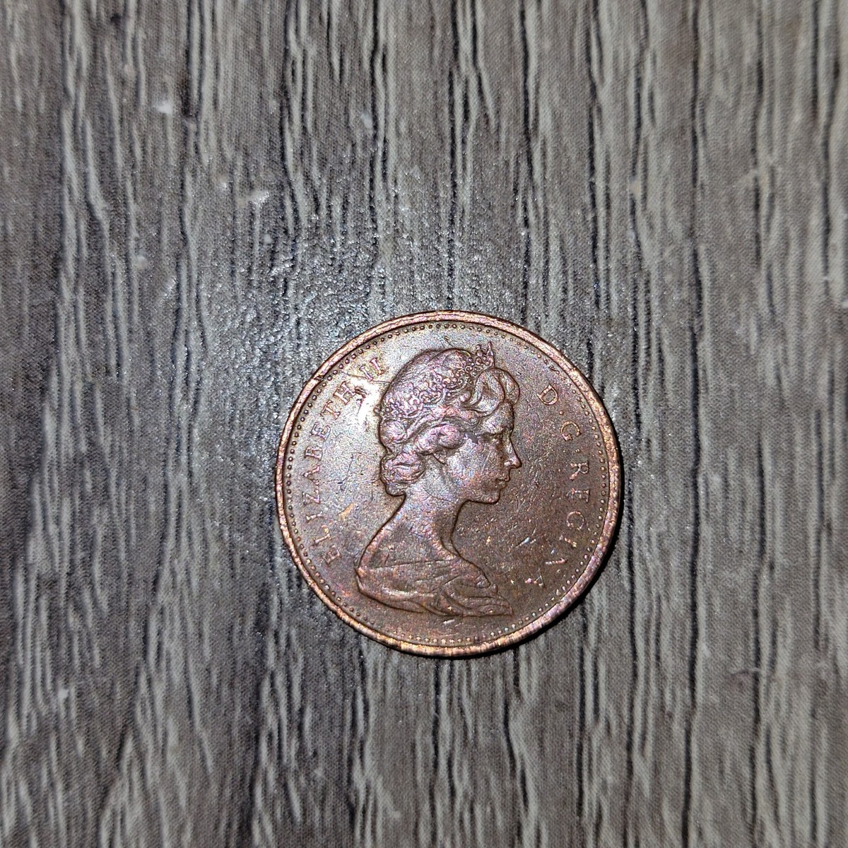 1968 Canadian Maple Leaf Twig Penny 1 Cent | eBay