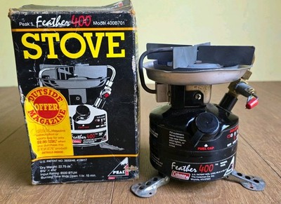Coleman Model 400 Peak 1 Feather Stove Burner Model 400B701 Backpacking