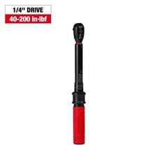 Milwaukee 48-22-9200 1/4" Drive Click Torque Wrench 40-200 in-lb Adjustable Tool