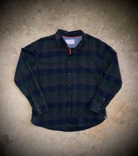 Men  s Flannel Button Down Shirt Medium
