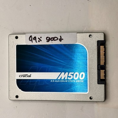 Crucial M500 120GB 2.5'' SATA III SSD CT120M500SSD1 99% Health Wiped