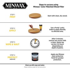 Minwax Color-Matched Cherry Wood Filler 6 oz.
