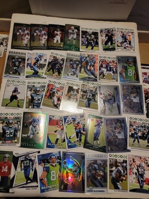 400+ Large Lot NFL Trading Cards Vintage Modern Inserts Rcs Seattle Seahawks
