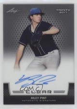 2017 Leaf Trinity Clear Auto Gray Riley Pint #CA-RP1 Auto 1u6