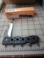 15-083B Whitetail Guthook Folder Knife NIB Frost Cutlery