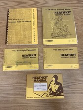 Lot Of 5- Heathkit Manuals.