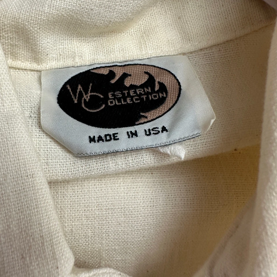 Western Collection Embroidered Western Shirt Size L Vintage Country Rodeo - Image 4 of 4