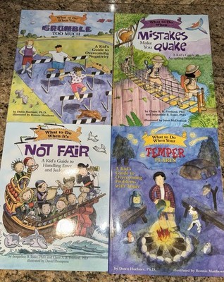 4-Piece Lot WHAT TO DO WHEN Books (Paperback) Magination Press