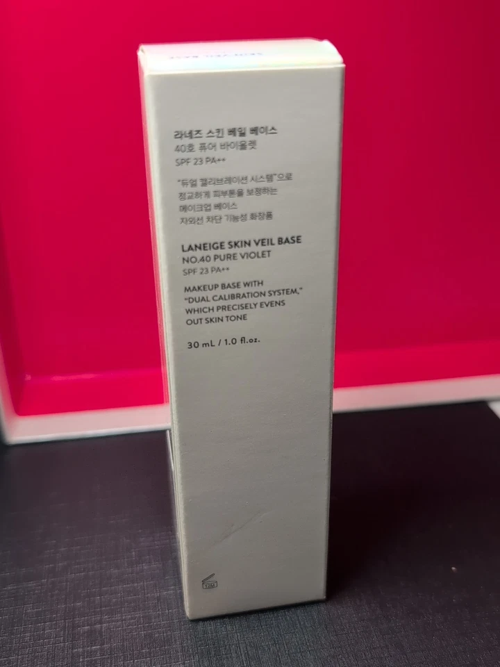 Base Velo Piel LANEIGE Nº40 PURO Violeta SPF23 PA++ 30 ml Nuevo/Vendedor de EE. UU. Foto 4 de 4
