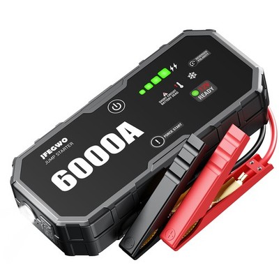 AdoreTrip Auto KFZ Starthilfe Jump Starter 6000A Ladegerät Booster USB Powerbank