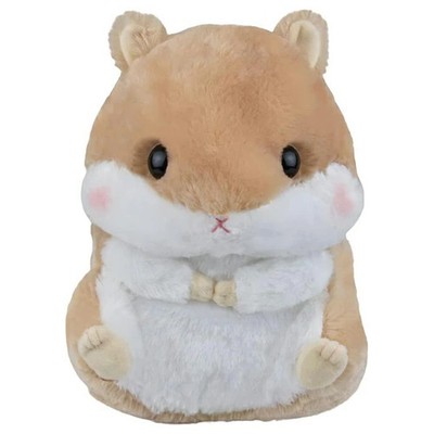 AMUSE Korohamu Koron BIG Hamster Plüsch 32 cm weiß süß rund Stofftier