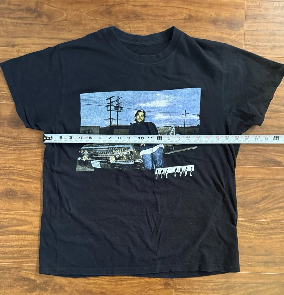 Camiseta Preloved Ice Cube Talla L Negra Manga Corta Impala Boyz N Capucha Foto 4 de 4