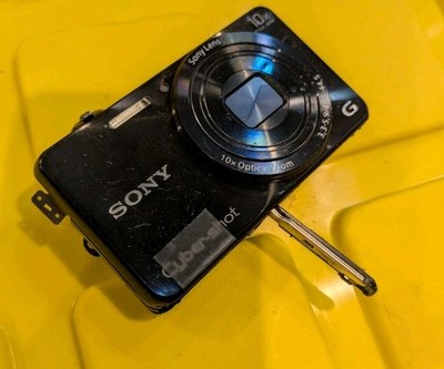 Sony Cyber-Shot DSC-WX220 18.2 MP Digital Camera 10X Optical Zoom Black Untested