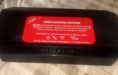 Cradlepoint E100 Series E110-C4D Router Comcast Business w/battery & Antenna