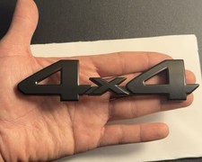 Matte Black 4x4 Emblem Badge Tacoma Tundra 4runner Truck Tailgate Emblem