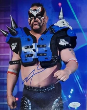 Animal Authentic Signed 8x10 Photo JSA COA WCW WWE Road Warriors Legion Of Doom