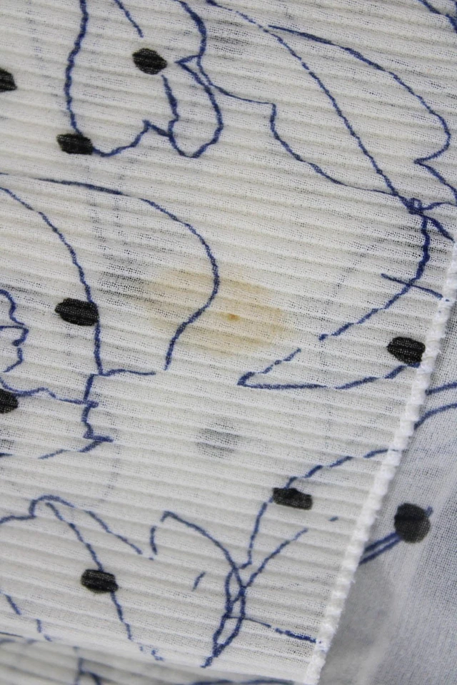 Falda blanca con estampado de hojas con cintura elástica blanca See by Chloe para mujer FR 34 Foto 4 de 4