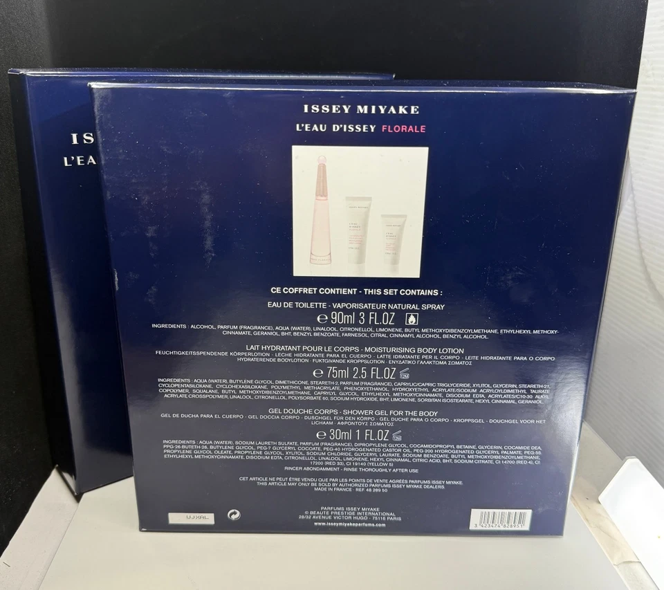 Issey Miyake L'eau D'Issey Florale Juego de 3 piezas NUEVO EN CAJA Foto 3 de 4