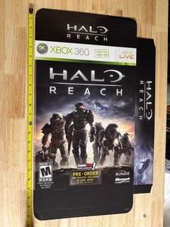 GameStop Halo Reach Promo Mock Box Display Great Condition