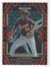 2022 Panini Prizm Draft Picks #PDP200 J.P. Massey Tiger Stripes #/99