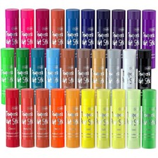 Tempera Paint Sticks Set Farben Schnell Trocknend Waschbar Papier 30 St&uuml;ck