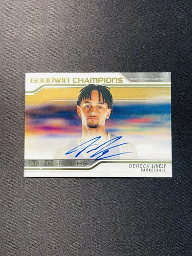 2023 Upper Deck Goodwin Champions Dereck Lively #HA-DL Auto RC Rookie XV44