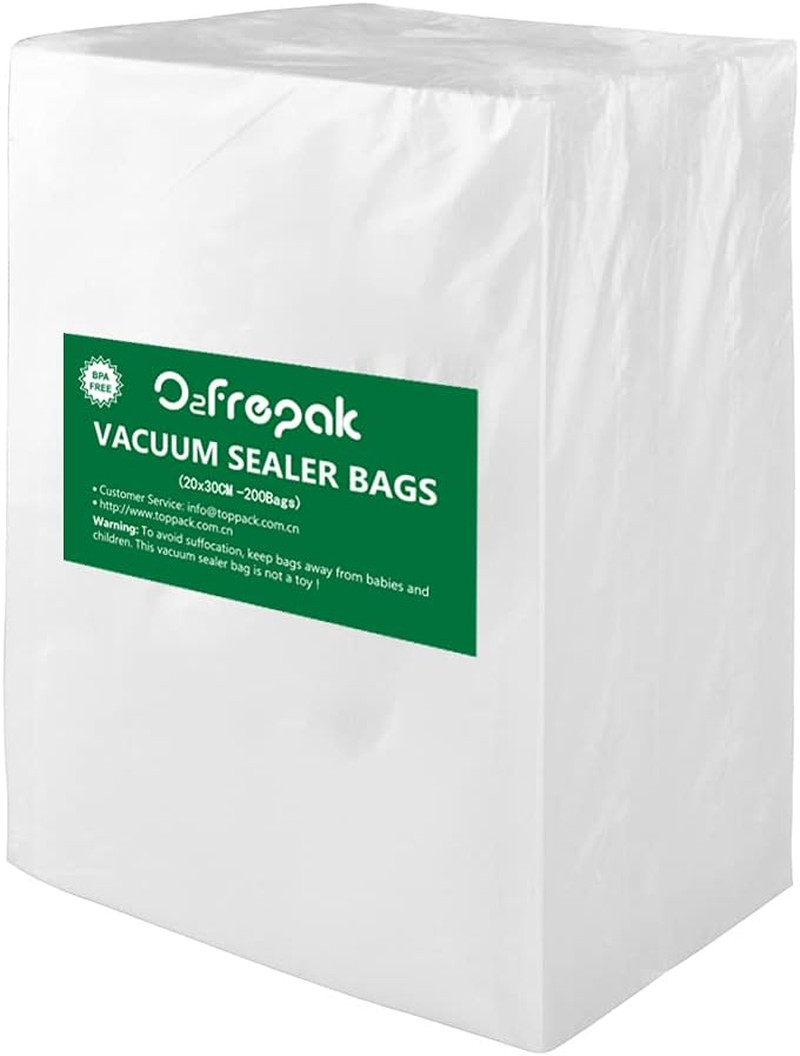 200 Buste 20X30Cm Buste Sottovuoto Alimenti,Sacchetti Sottovuoto per Alimenti,Sa