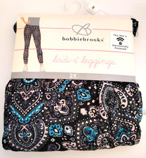 Bobbie Brooks 2XL Leggings Paisley pattern