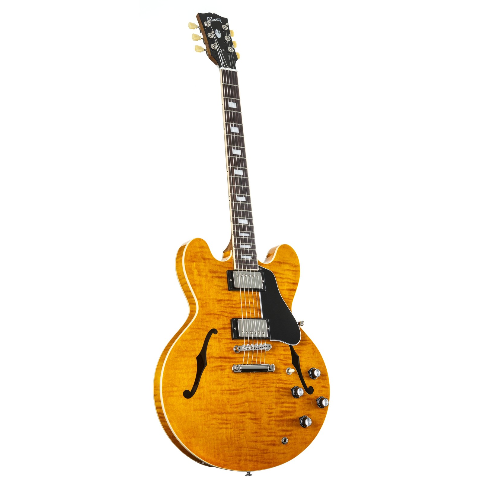 Gibson ES-335 Figured Honey Amber - Halbakustik Gitarre 622290₽