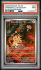 PSA 9 MINT Team Rocket's Meowth Destined Rivals Illustration Rare Pokemon 203