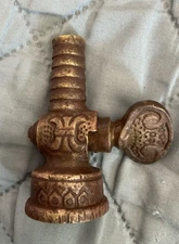 Nice Antique Deco Brass Gas Valve - Working / Twists Smoothly - Exclnt Condition