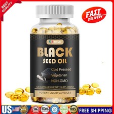 Organic Black Seed Oil,Premium Cold Pressed,Non-GMO Vegan Premium Black Seed