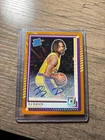 RJ Davis 2025-26 Panini Donruss 11/99 Auto Orange Rated Rookie RC #101