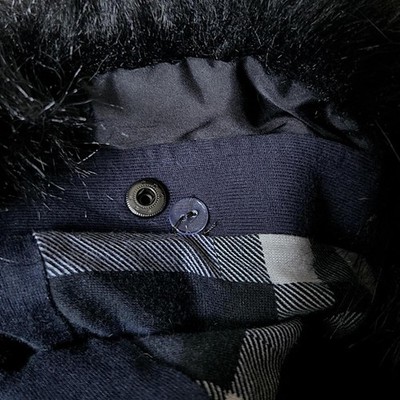 Burberry Black Label Zip Up Fur Hoodie | eBay