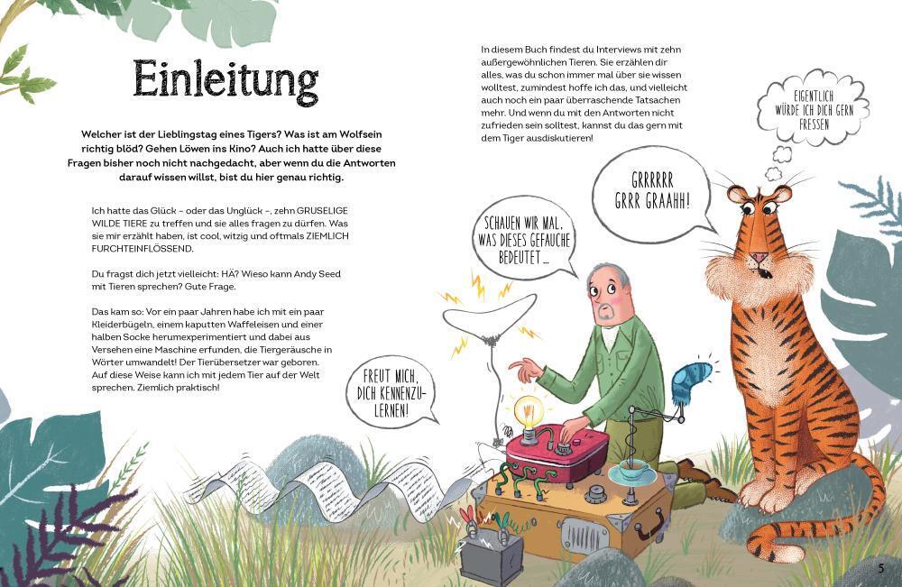 Thumbnail - Interview Mit Einem Tiger | & Anderen Wilden Tieren | Andy Seed | Buch
